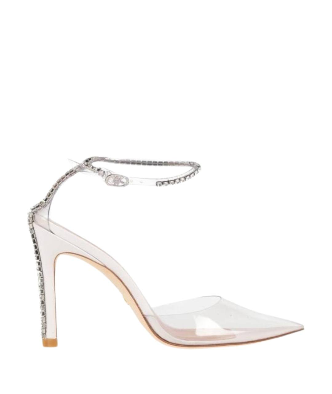 STUART WEITZMAN Белые кожаные туфли, фото 1