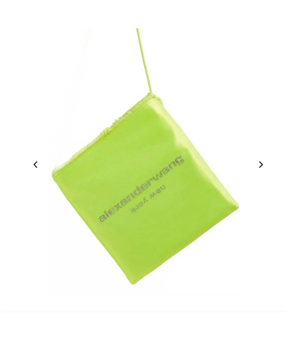 ALEXANDER WANG Салатовая сумка через плечо, фото 6