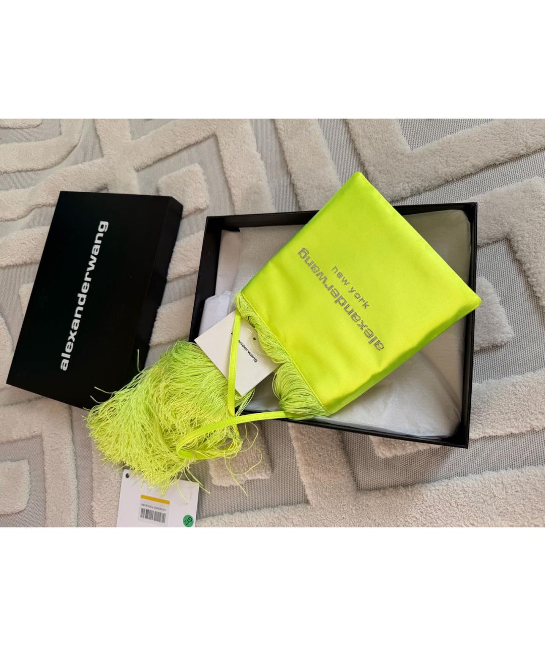 ALEXANDER WANG Салатовая сумка через плечо, фото 5