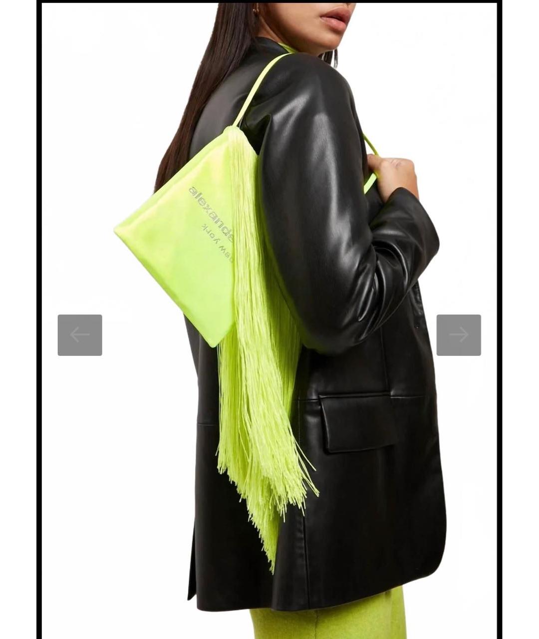 ALEXANDER WANG Салатовая сумка через плечо, фото 2