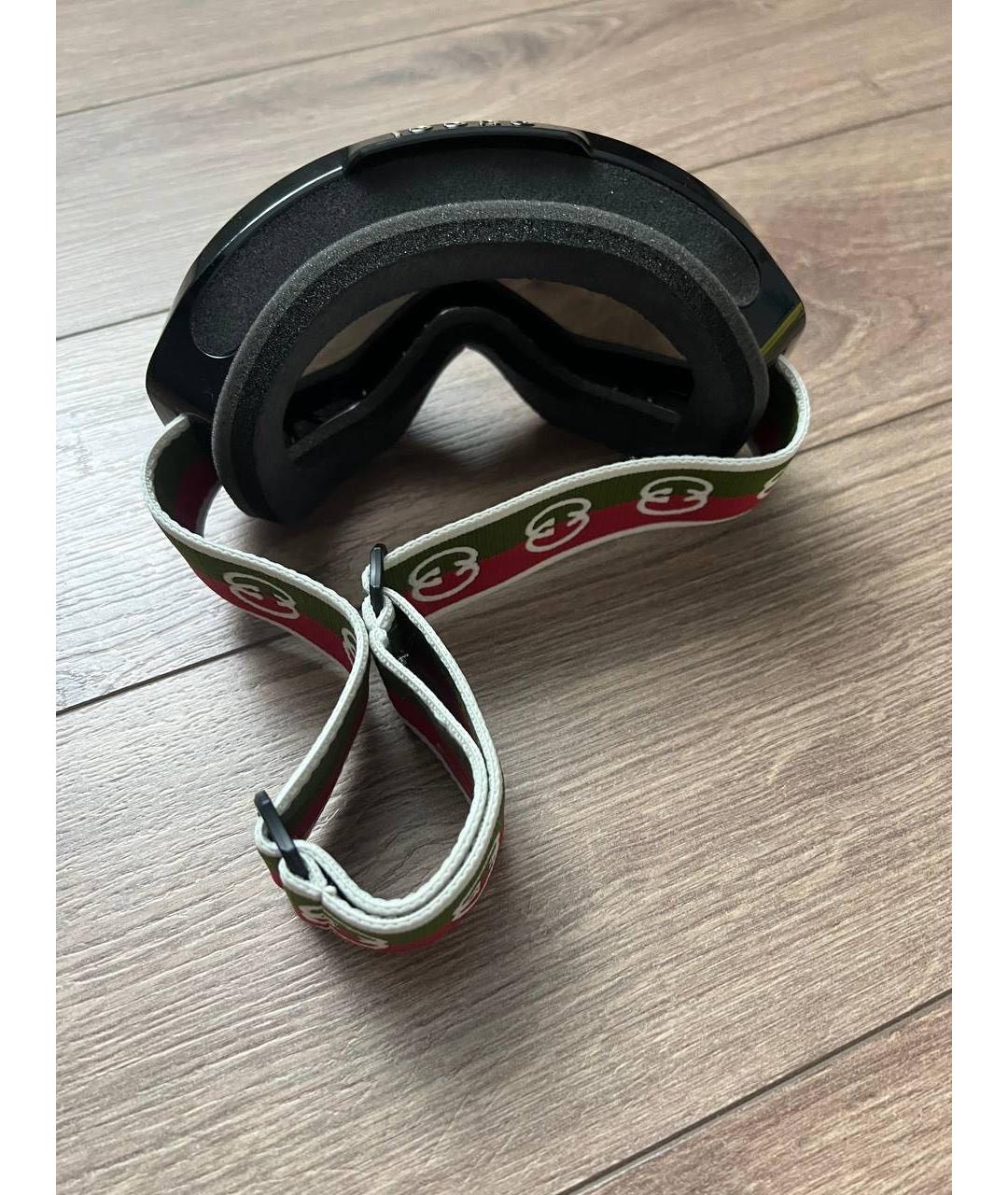 GUCCI Черные пластиковые солнцезащитные очки, фото 5