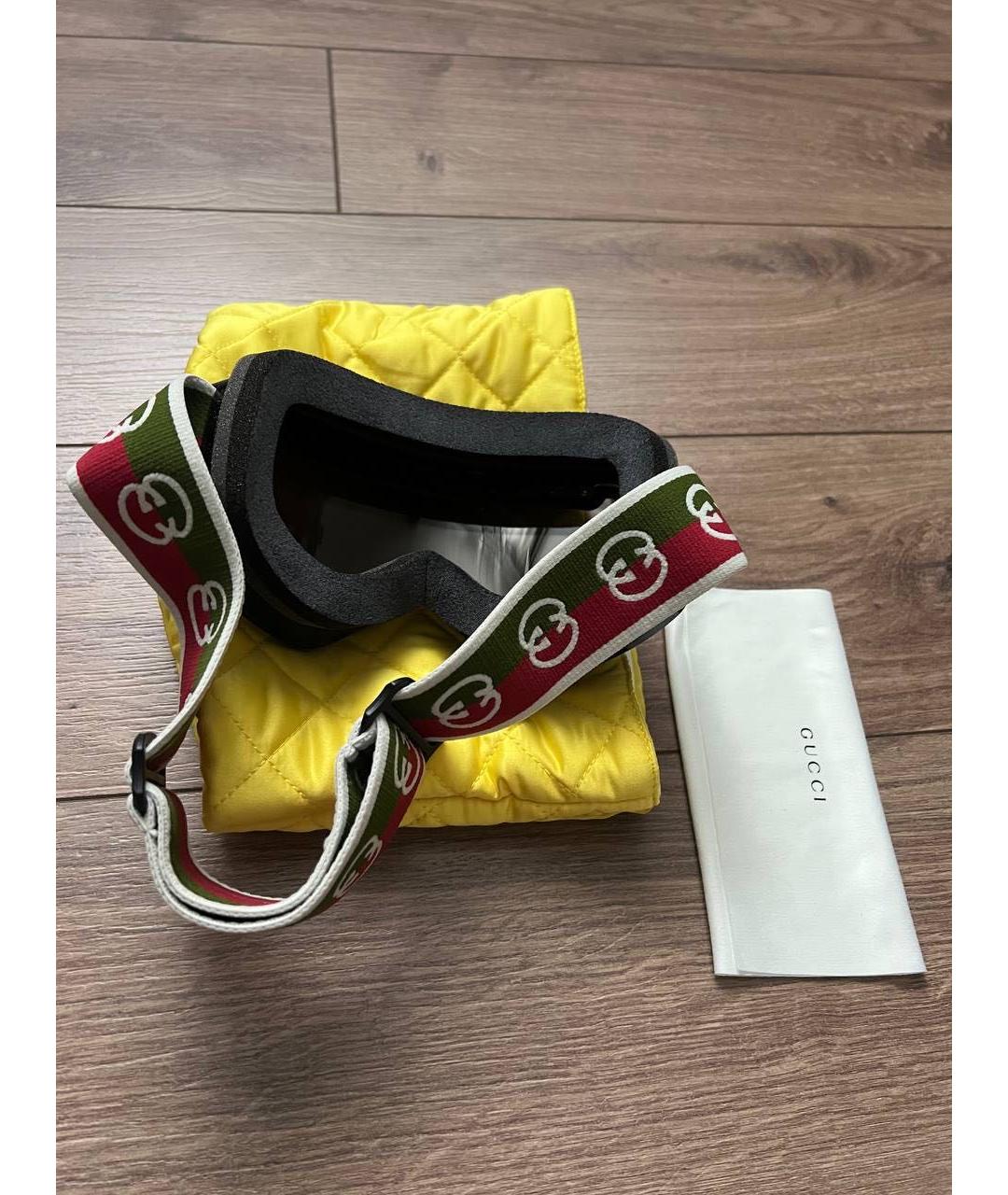 GUCCI Черные пластиковые солнцезащитные очки, фото 3