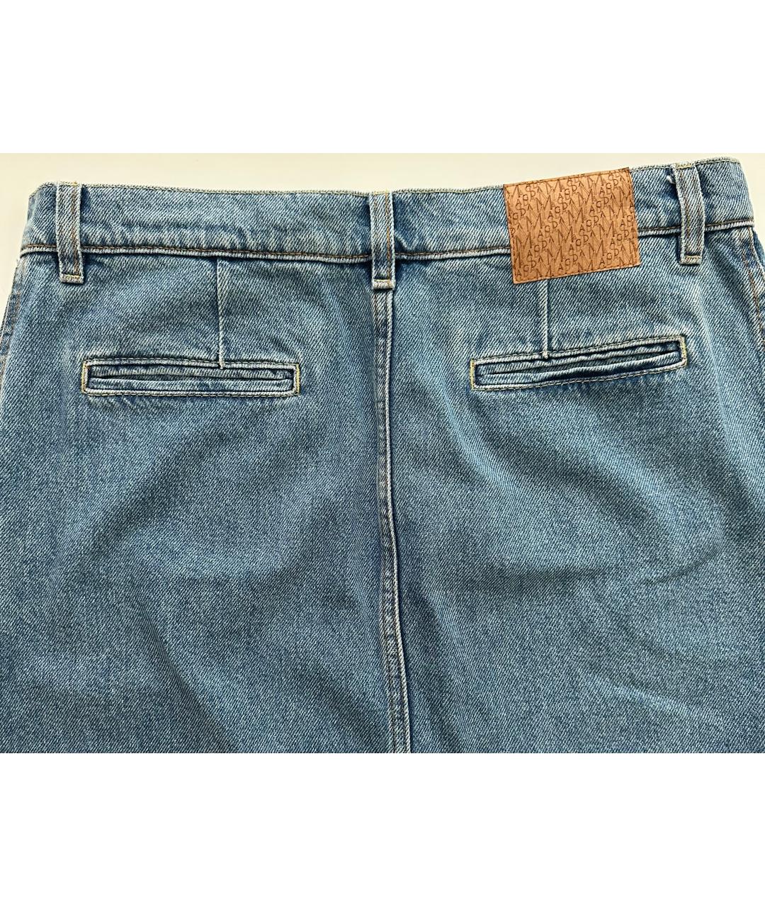 MAGDA BUTRYM Голубая деним юбка миди, фото 7