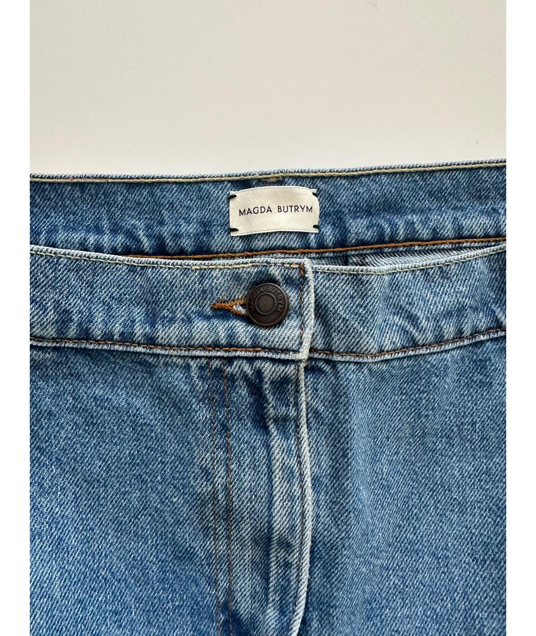 MAGDA BUTRYM Голубая деним юбка миди, фото 6