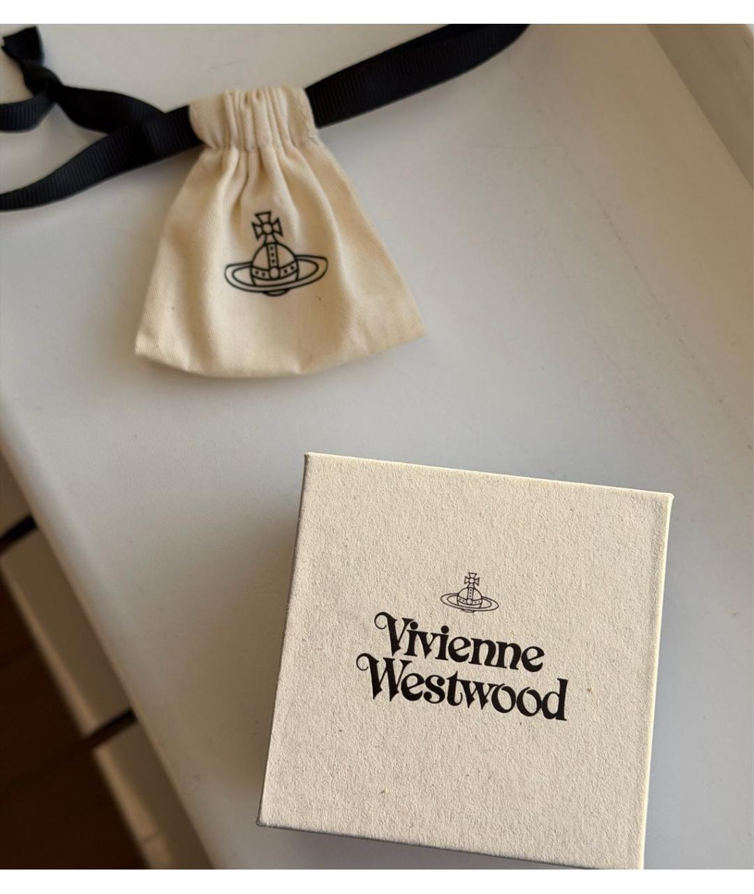 VIVIENNE WESTWOOD Серебряное латунное колье, фото 3