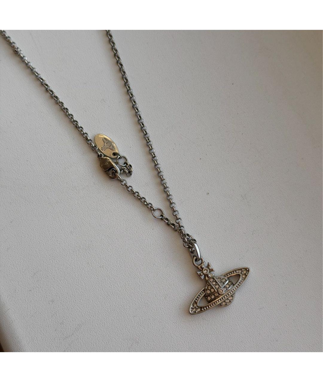 VIVIENNE WESTWOOD Серебряное латунное колье, фото 5