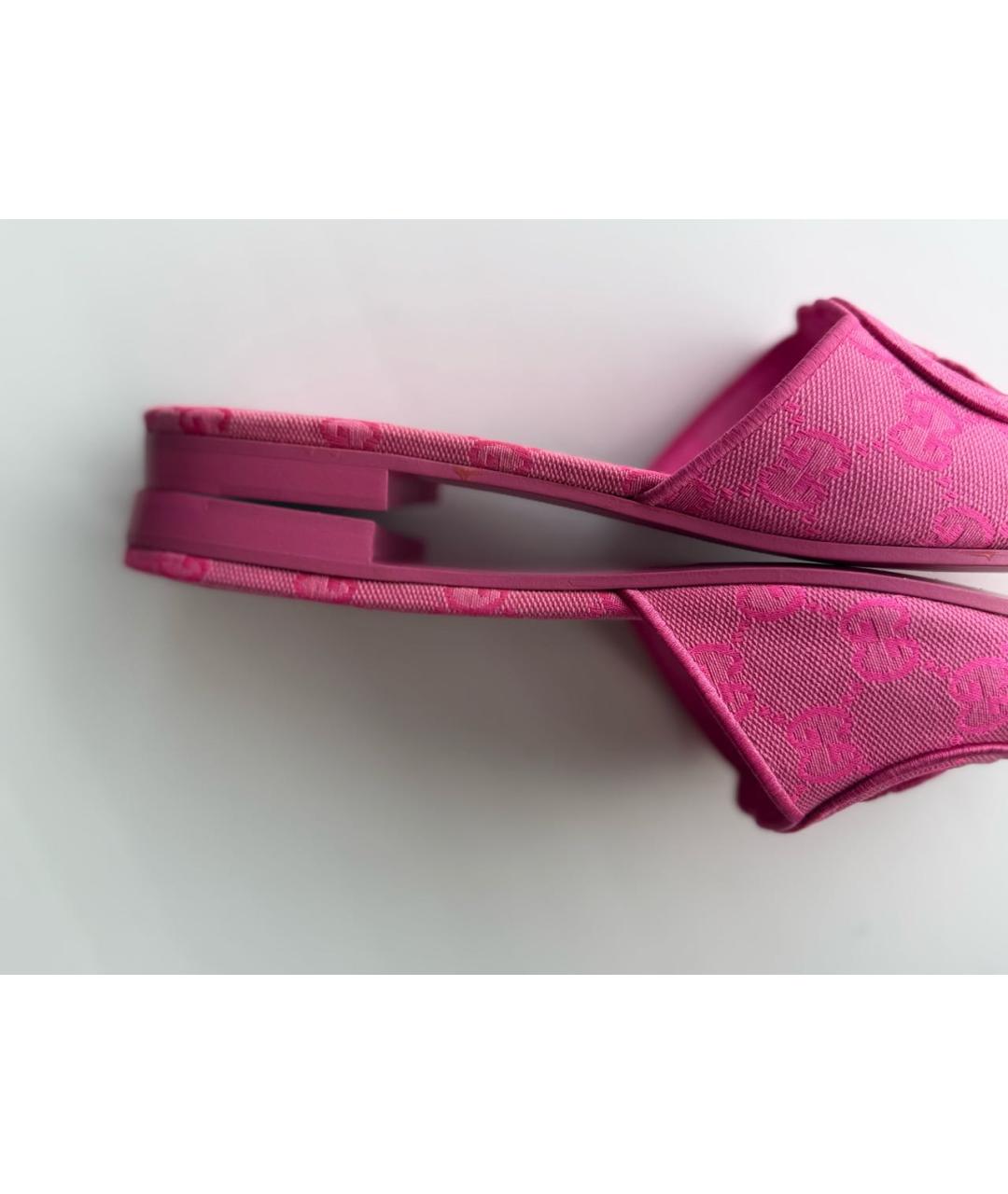 GUCCI Розовые шлепанцы, фото 8