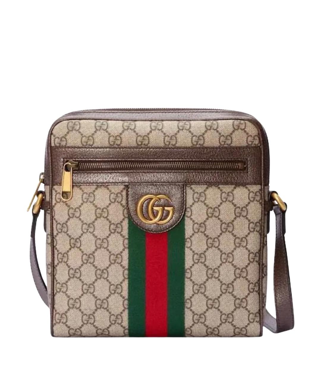 GUCCI Бежевая сумка на плечо, фото 1