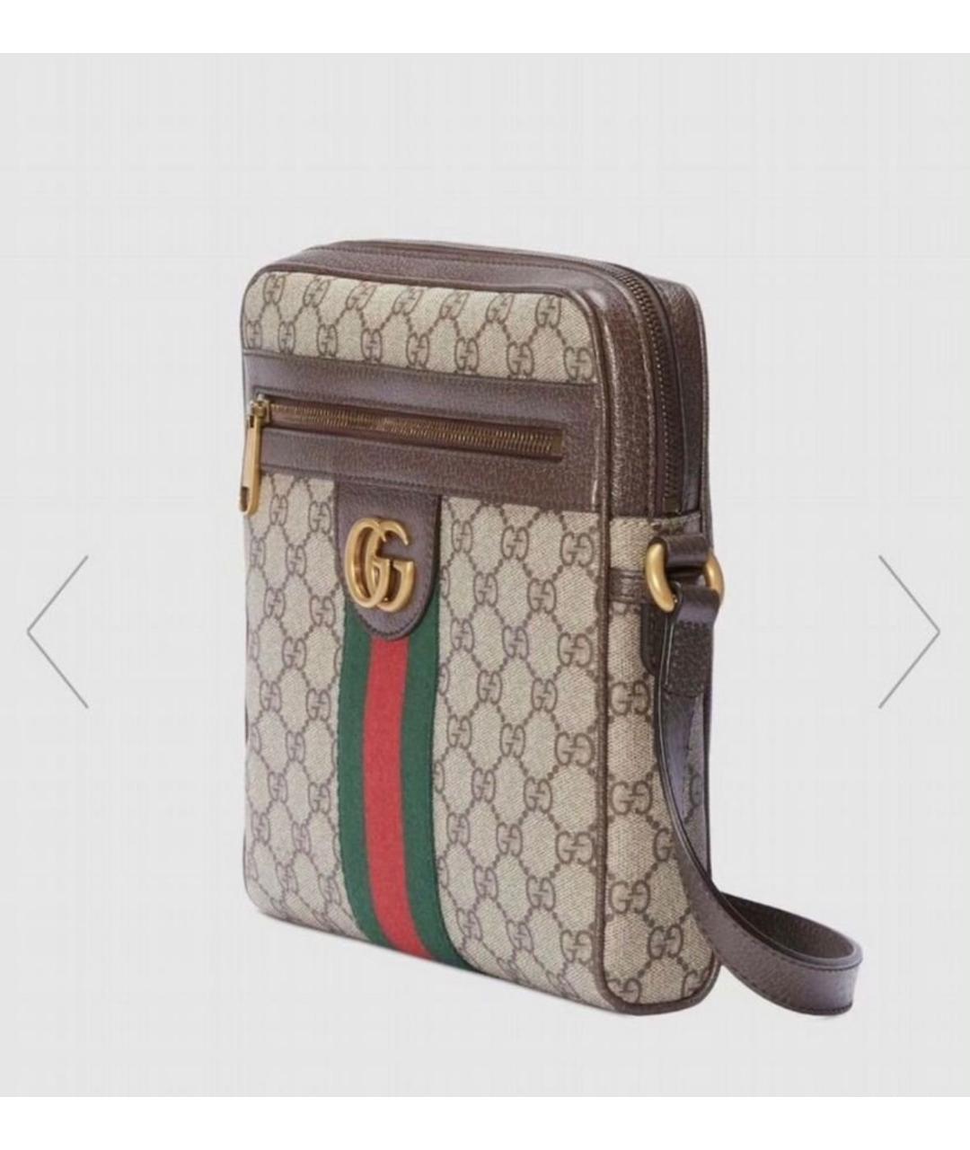 GUCCI Бежевая сумка на плечо, фото 2