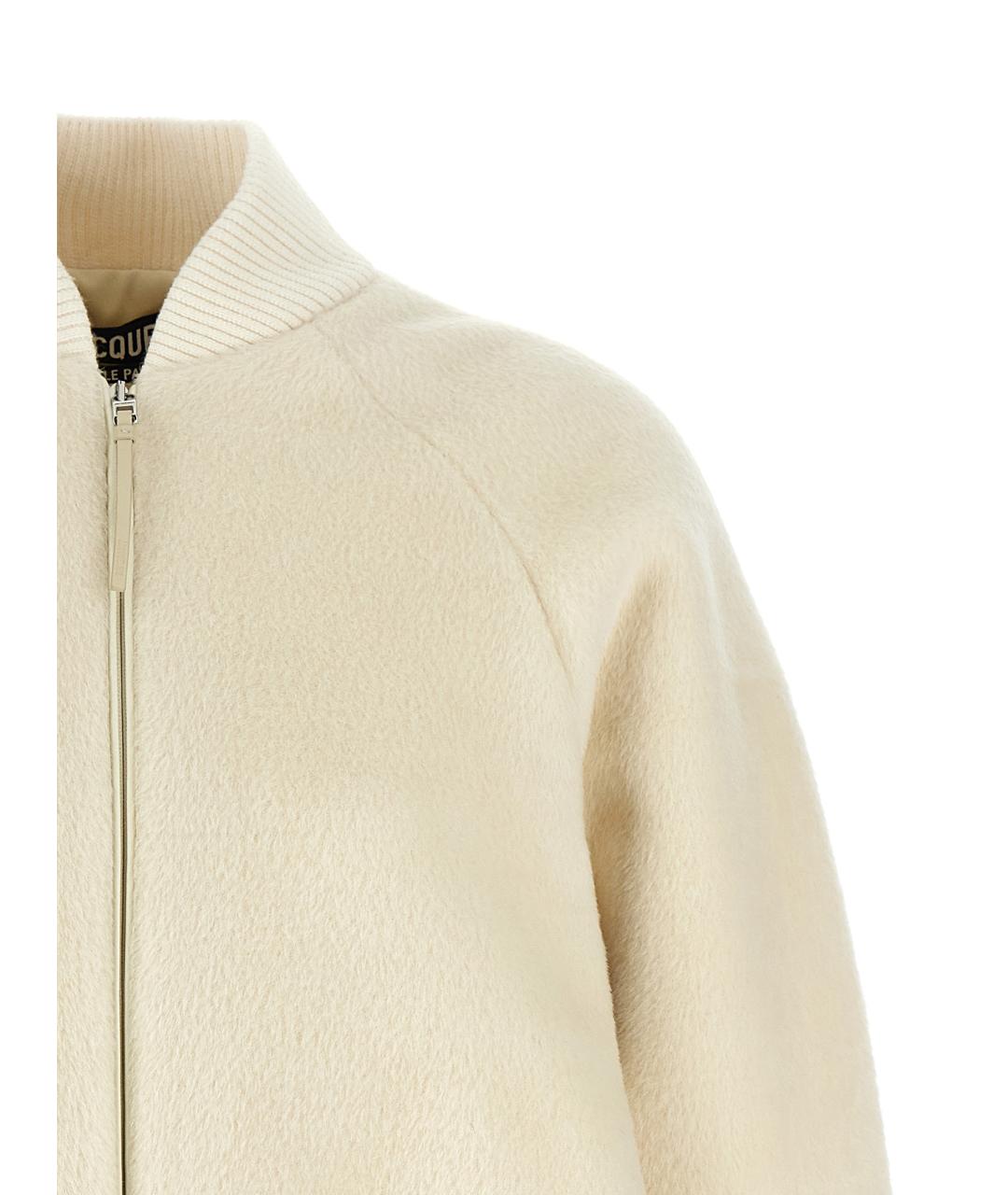JACQUEMUS Белая шерстяная куртка, фото 3