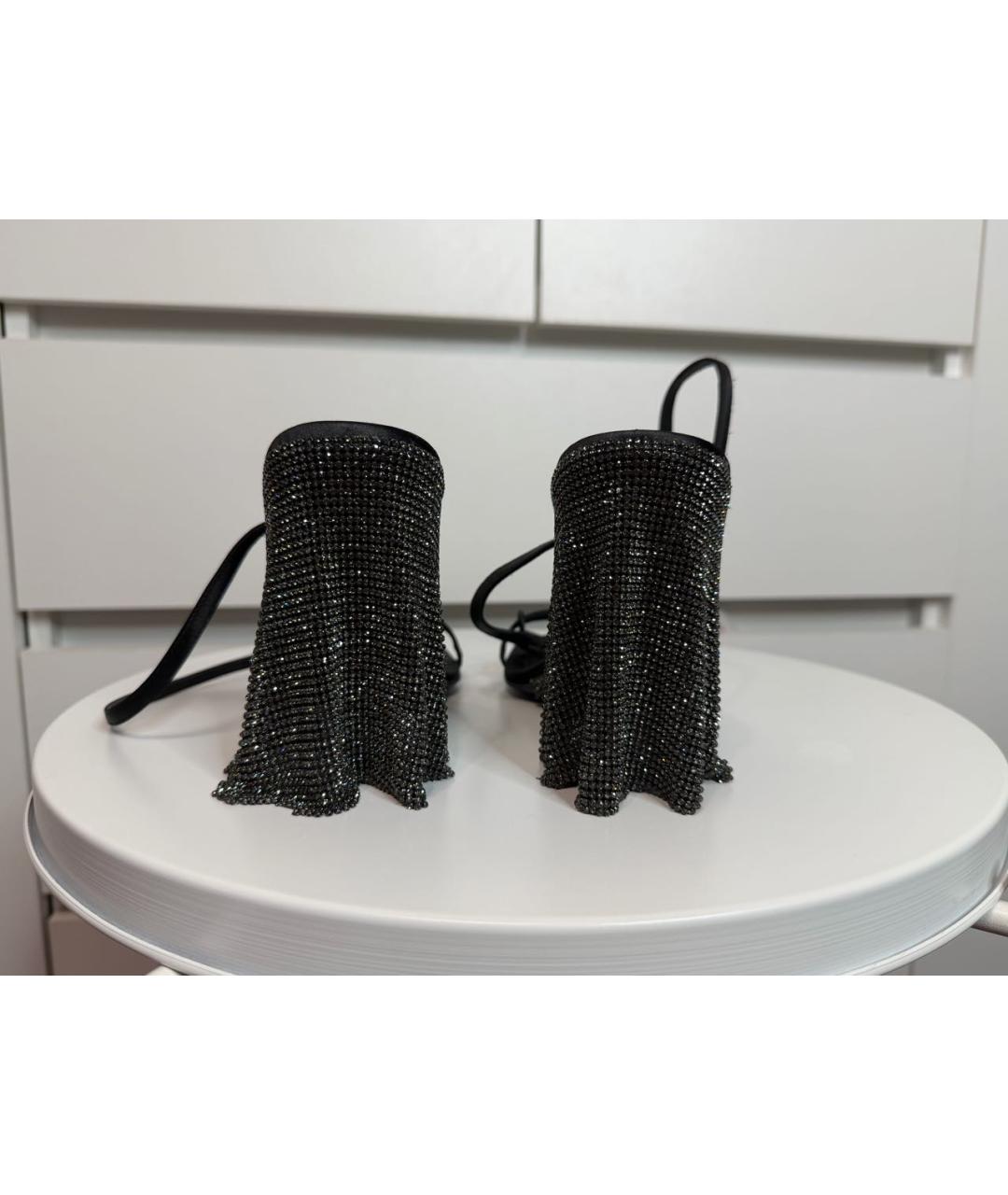 ALEXANDER WANG Черные синтетические босоножки, фото 3