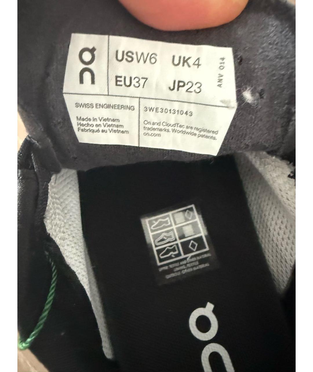 ON Черные кроссовки, фото 5