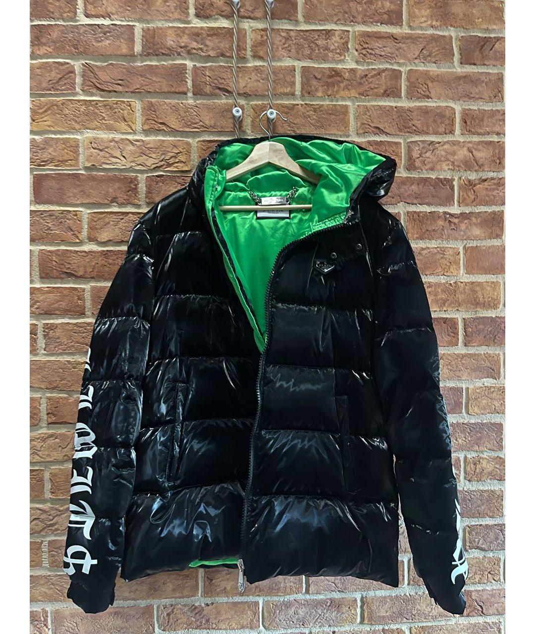 PHILIPP PLEIN Черный полиэстеровый пуховик, фото 3