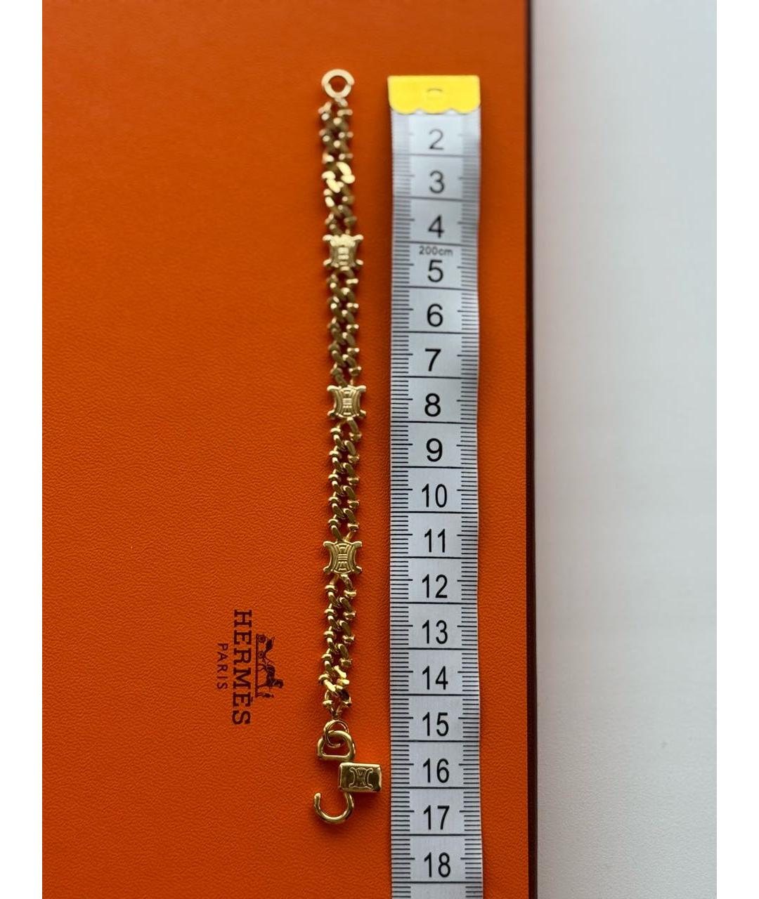 CELINE Золотой браслет, фото 4