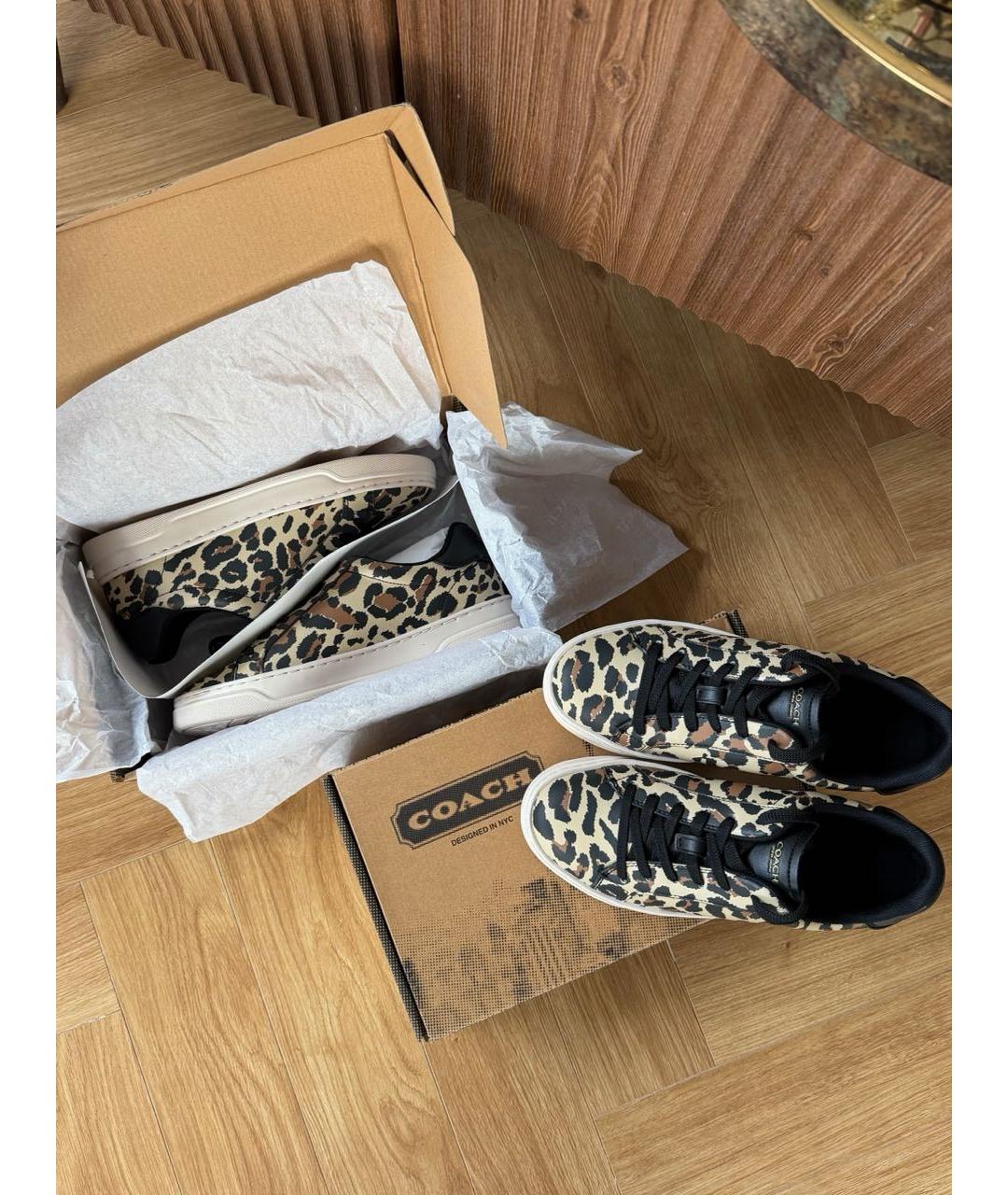 COACH Коричневые кроссовки, фото 7