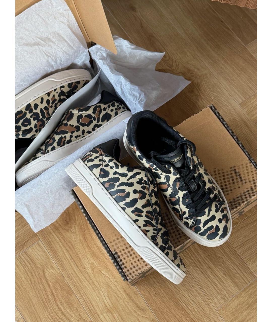 COACH Коричневые кроссовки, фото 6
