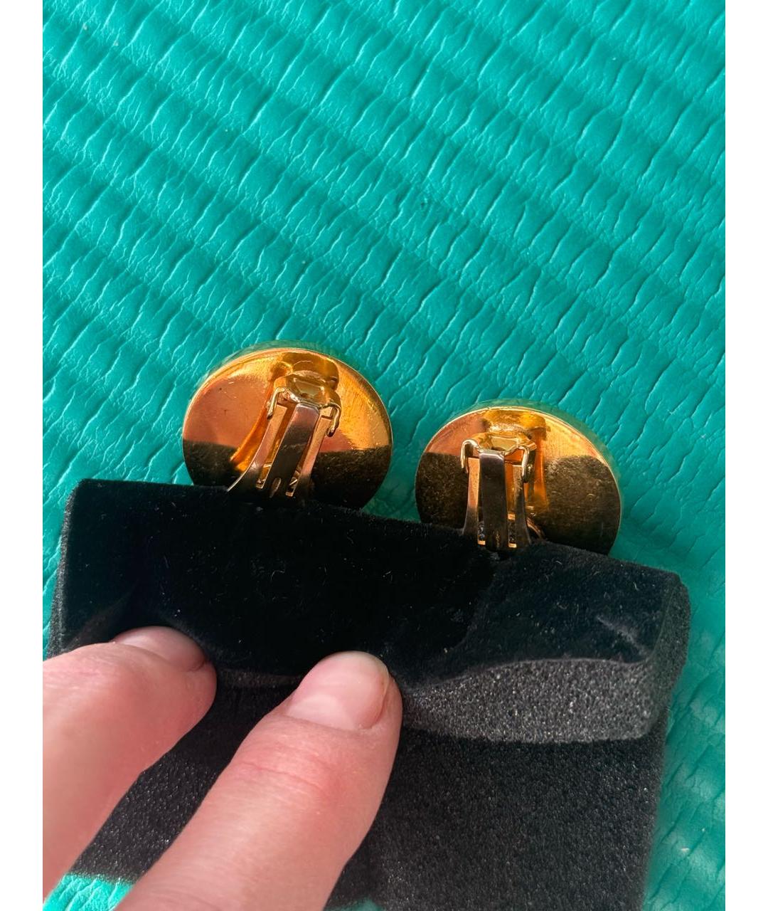 CELINE Белые клипсы, фото 2