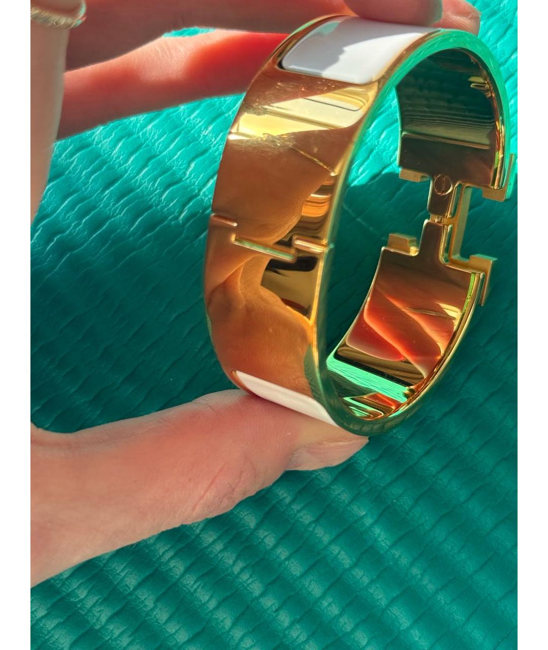 HERMES Белый браслет, фото 5