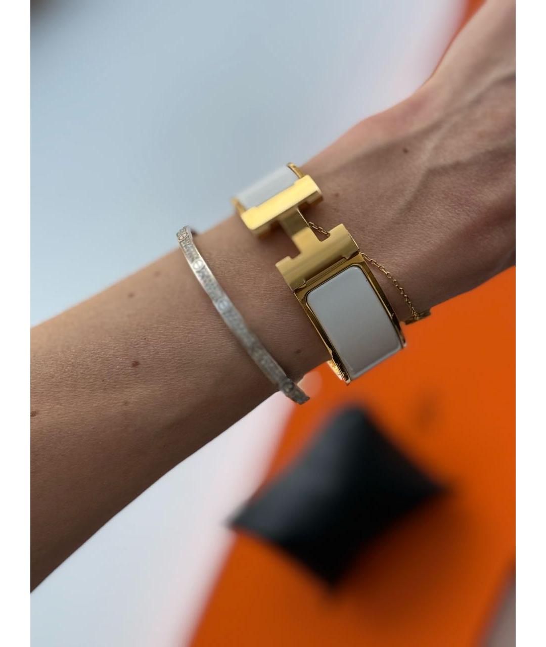 HERMES Белый браслет, фото 6