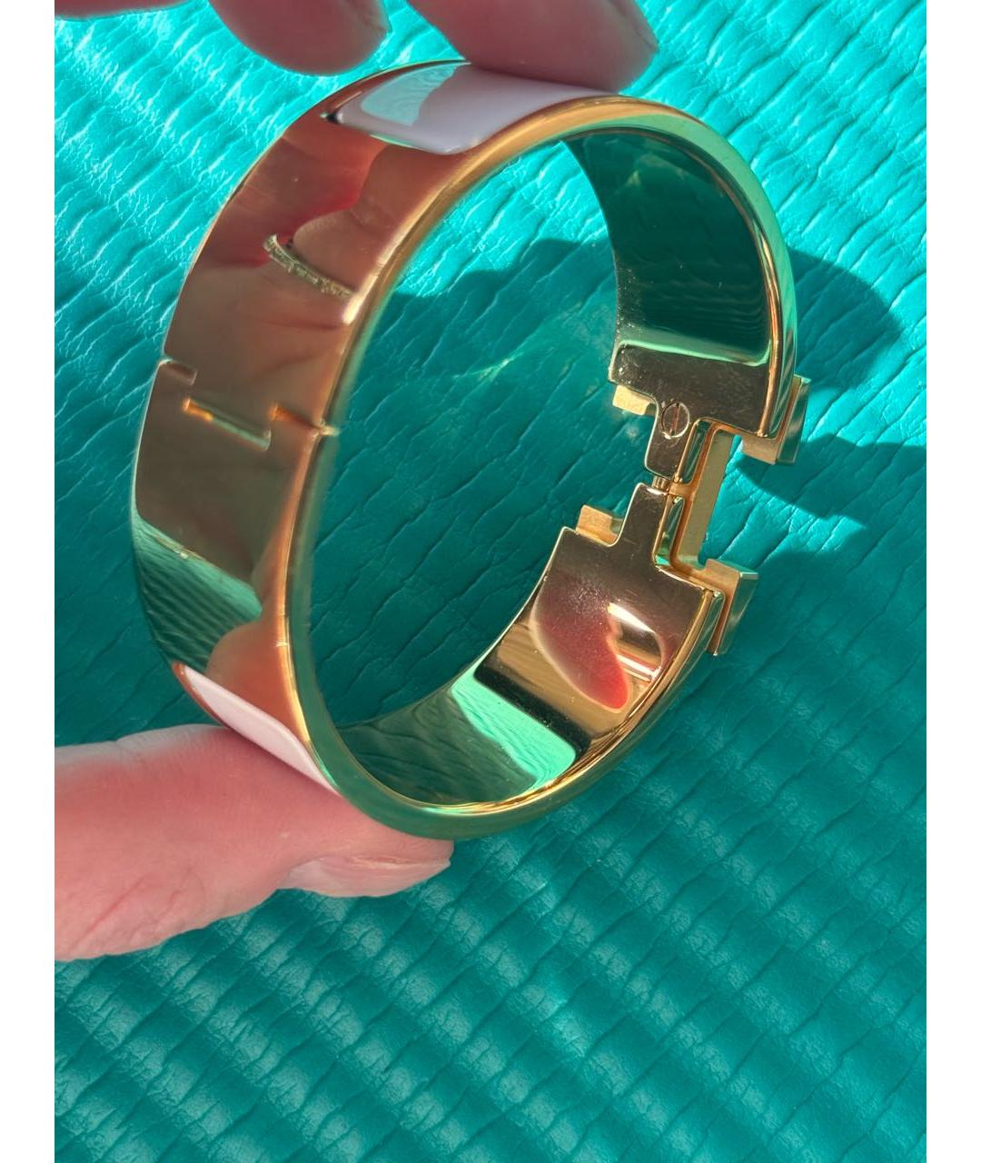 HERMES Белый браслет, фото 4