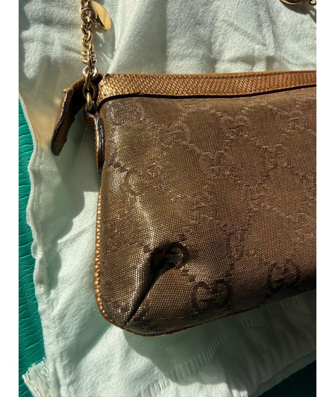 GUCCI Коричневая сумка через плечо, фото 4