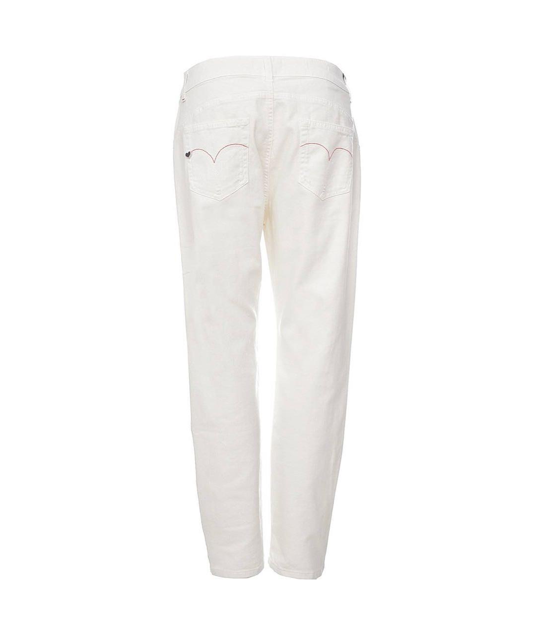 TWIN-SET Хлопко-эластановые прямые джинсы, фото 2