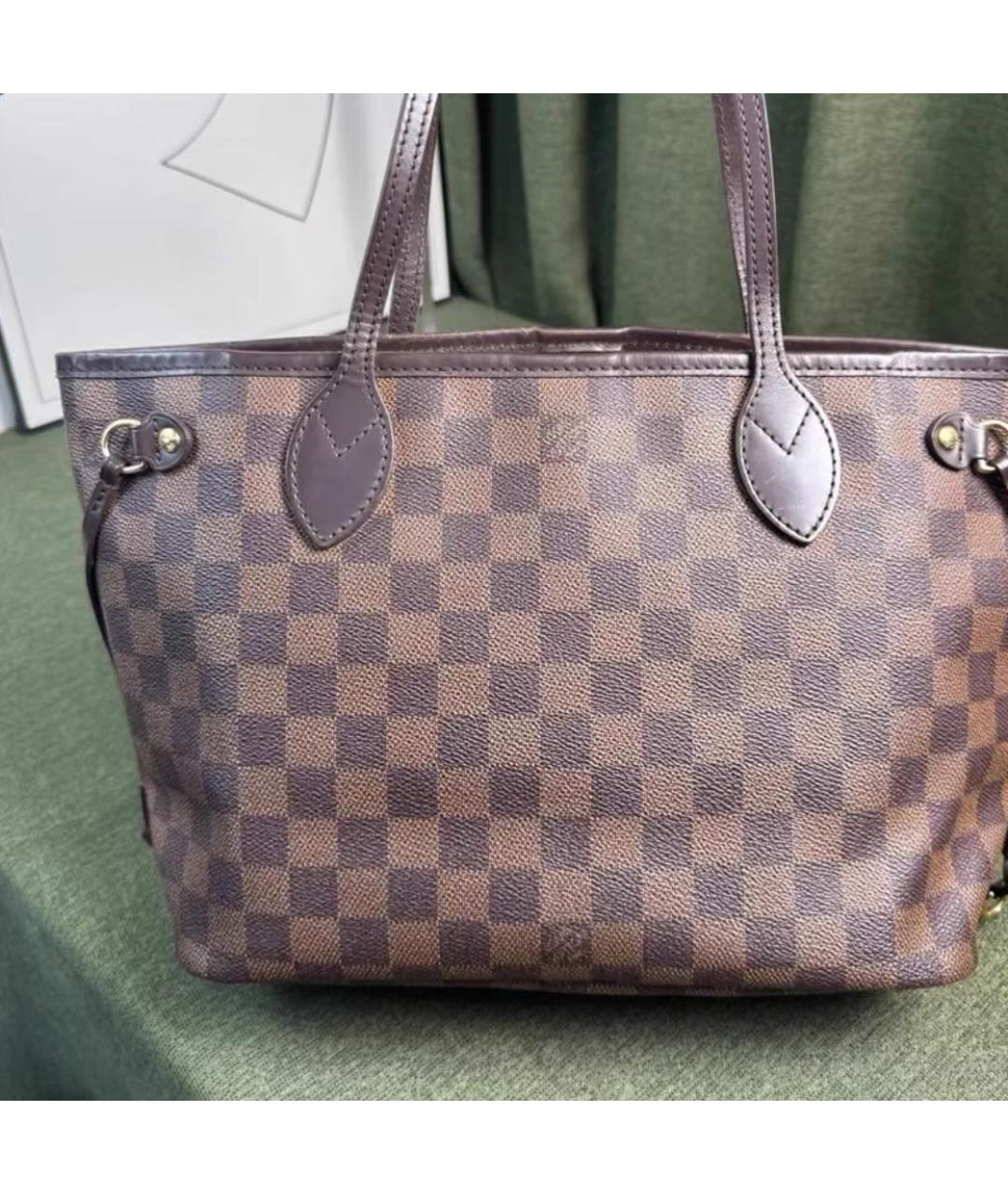 LOUIS VUITTON Коричневая сумка тоут, фото 4