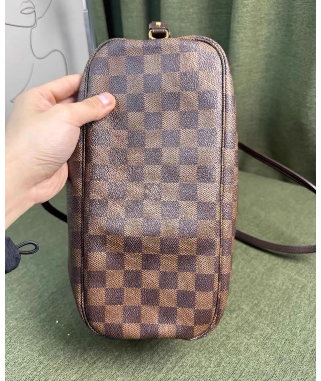 LOUIS VUITTON Коричневая сумка тоут, фото 6