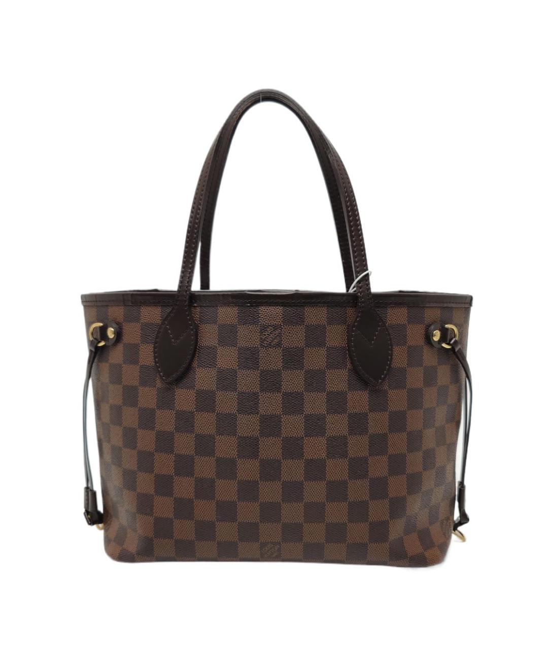 LOUIS VUITTON Коричневая сумка тоут, фото 7