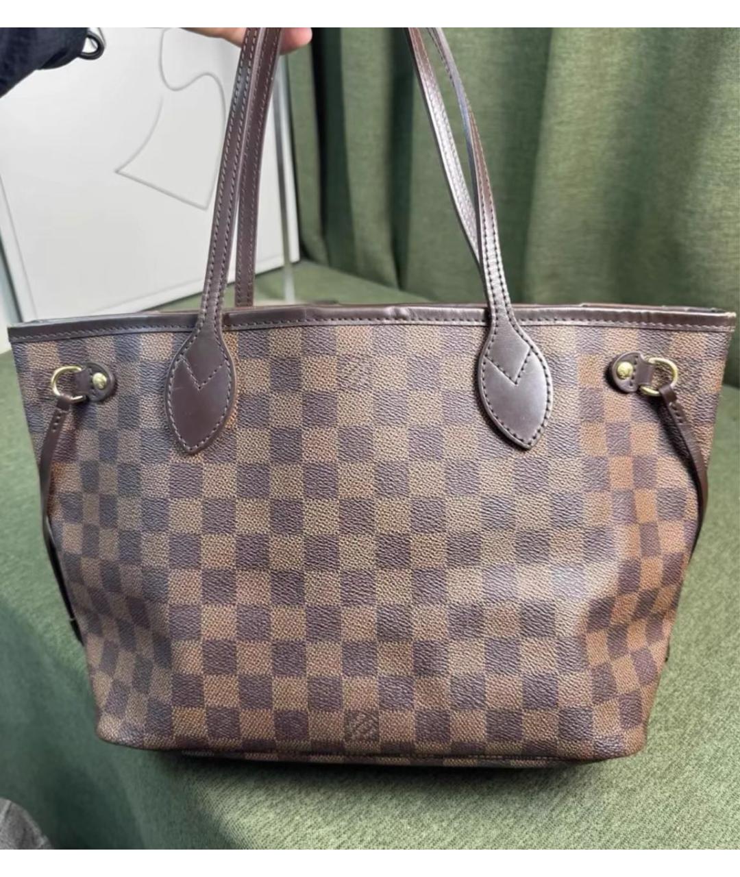 LOUIS VUITTON Коричневая сумка тоут, фото 3