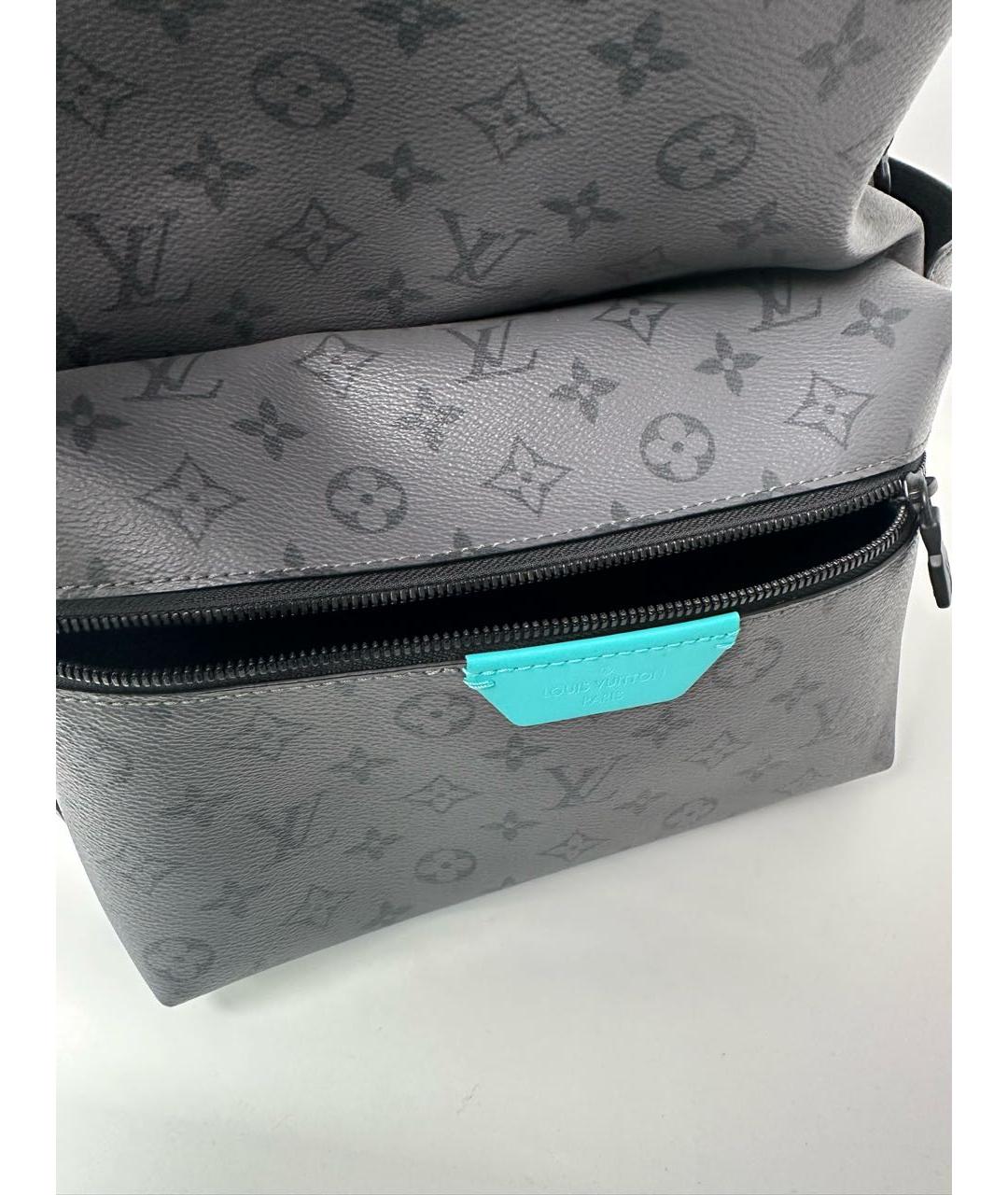 LOUIS VUITTON Антрацитовый рюкзак, фото 7