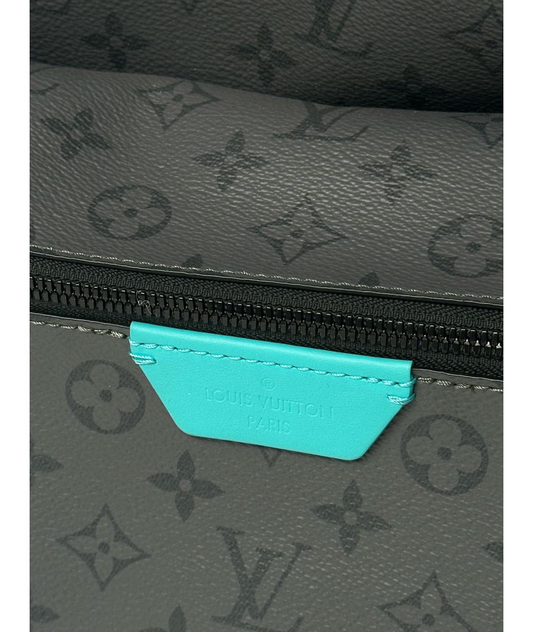 LOUIS VUITTON Антрацитовый рюкзак, фото 3