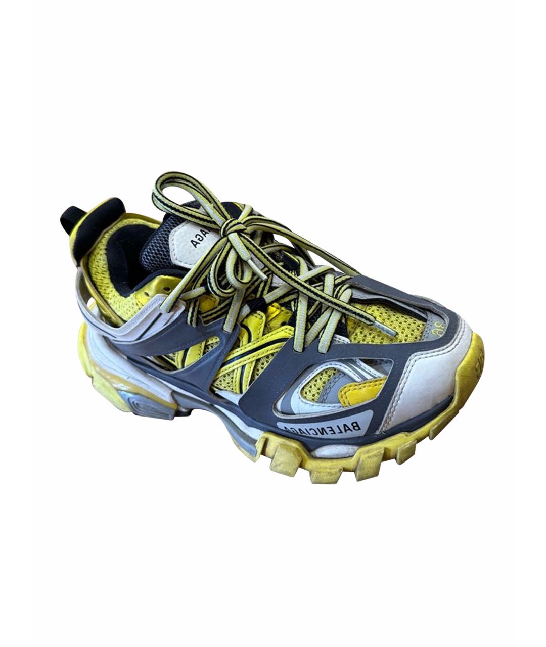 BALENCIAGA Желтые кроссовки, фото 1