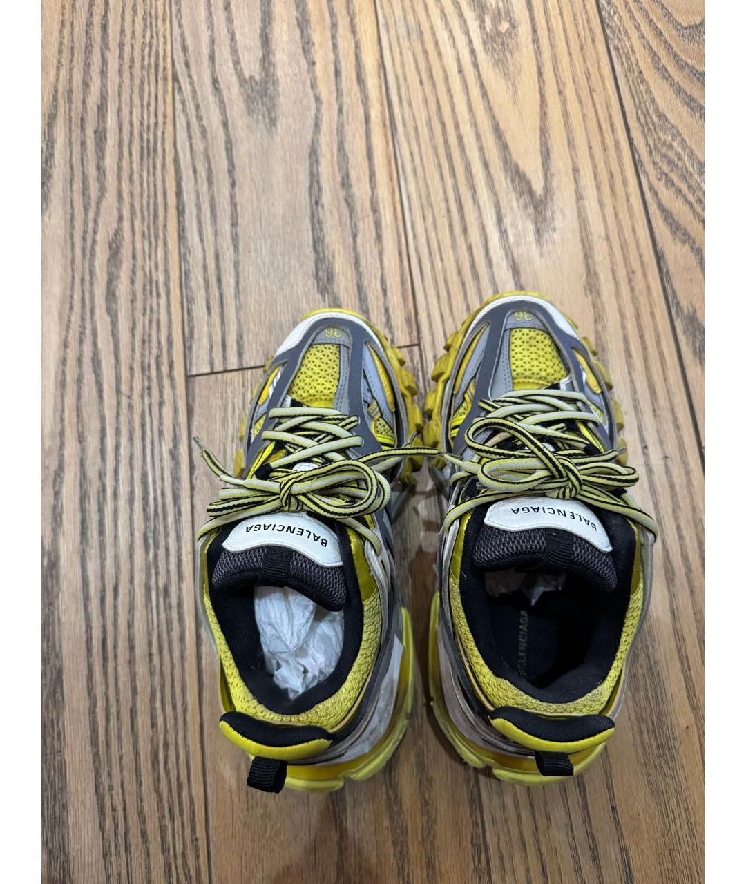 BALENCIAGA Желтые кроссовки, фото 2