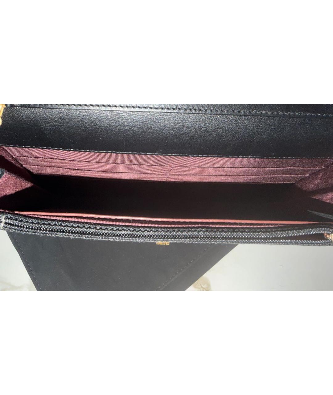 CHANEL Черная кожаная сумка через плечо, фото 7