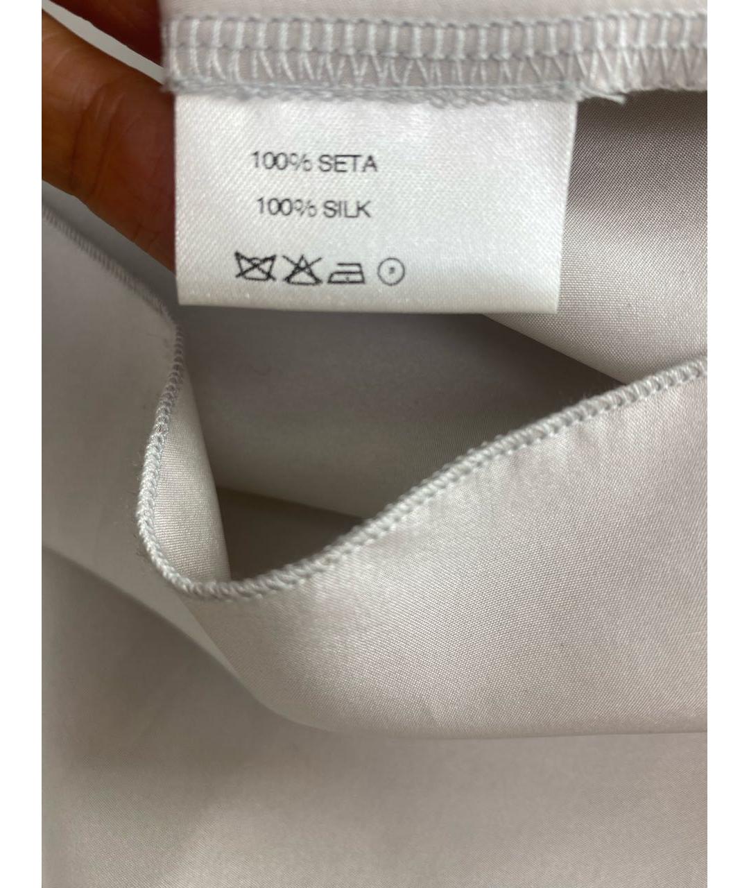 LIVIANA CONTI Серое шелковое платье, фото 7