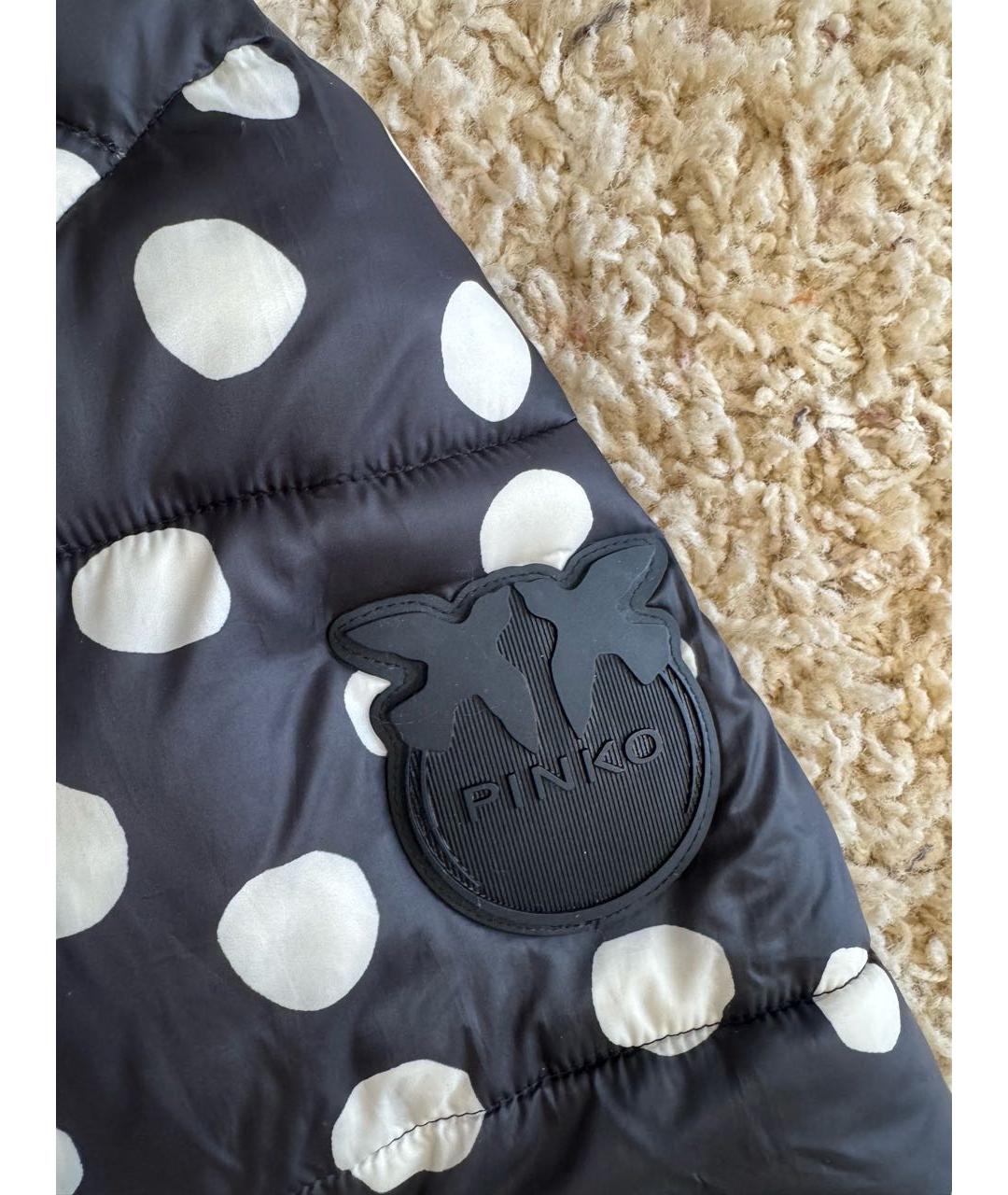 PINKO Черная полиэстеровая куртка, фото 3