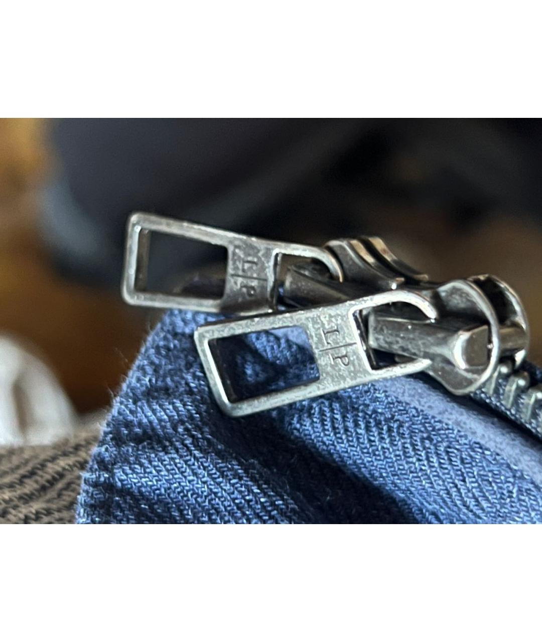 LORO PIANA Синяя льняная куртка, фото 7