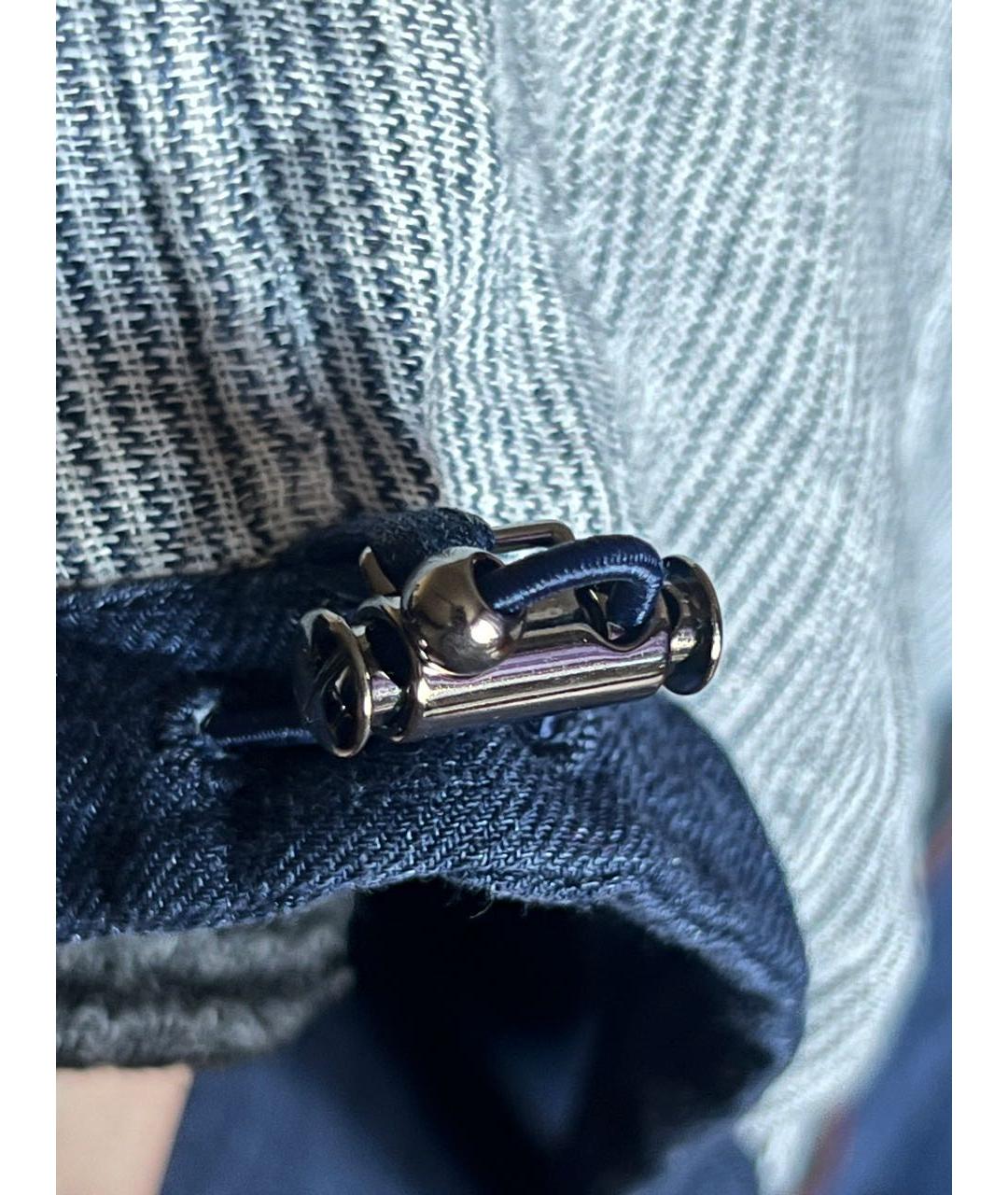 LORO PIANA Синяя льняная куртка, фото 8