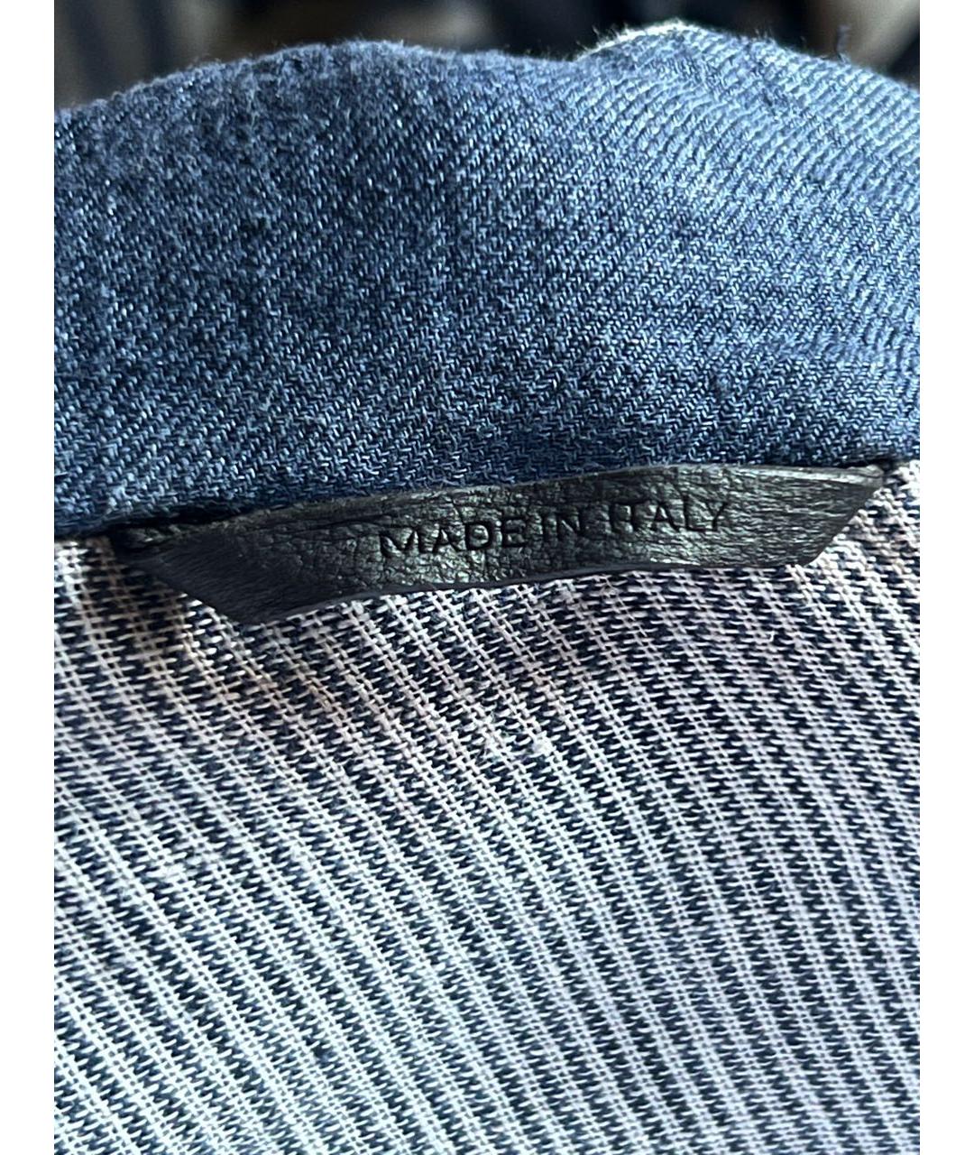 LORO PIANA Синяя льняная куртка, фото 3