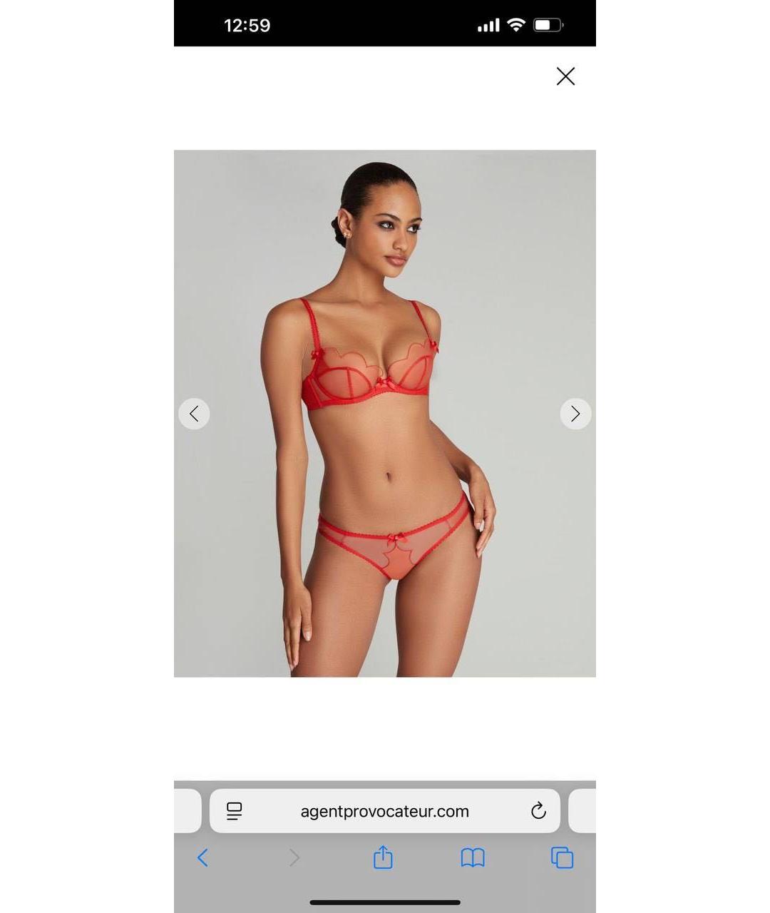 AGENT PROVOCATEUR Красный комплекты, фото 4