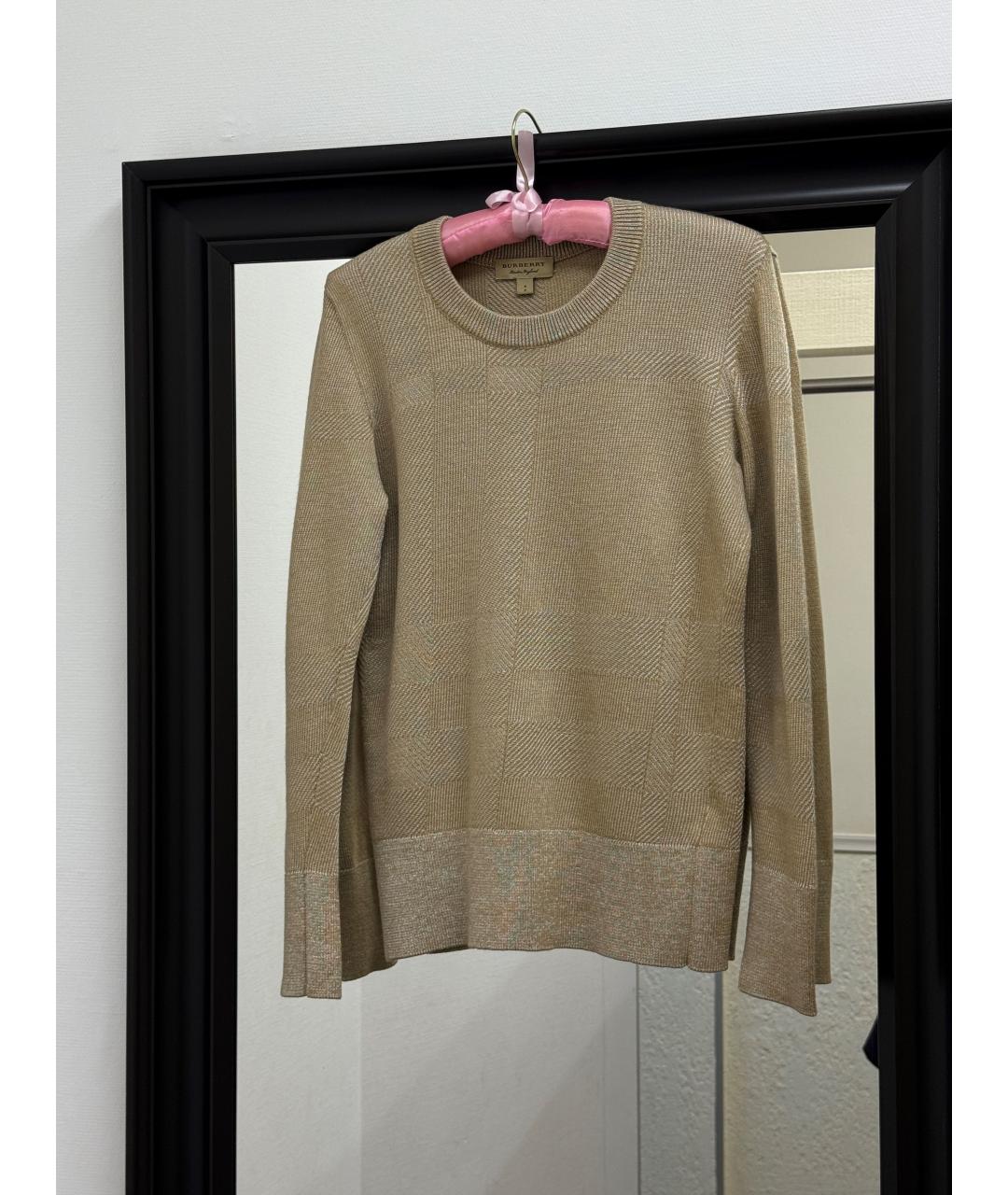 BURBERRY Бежевый джемпер / свитер, фото 8