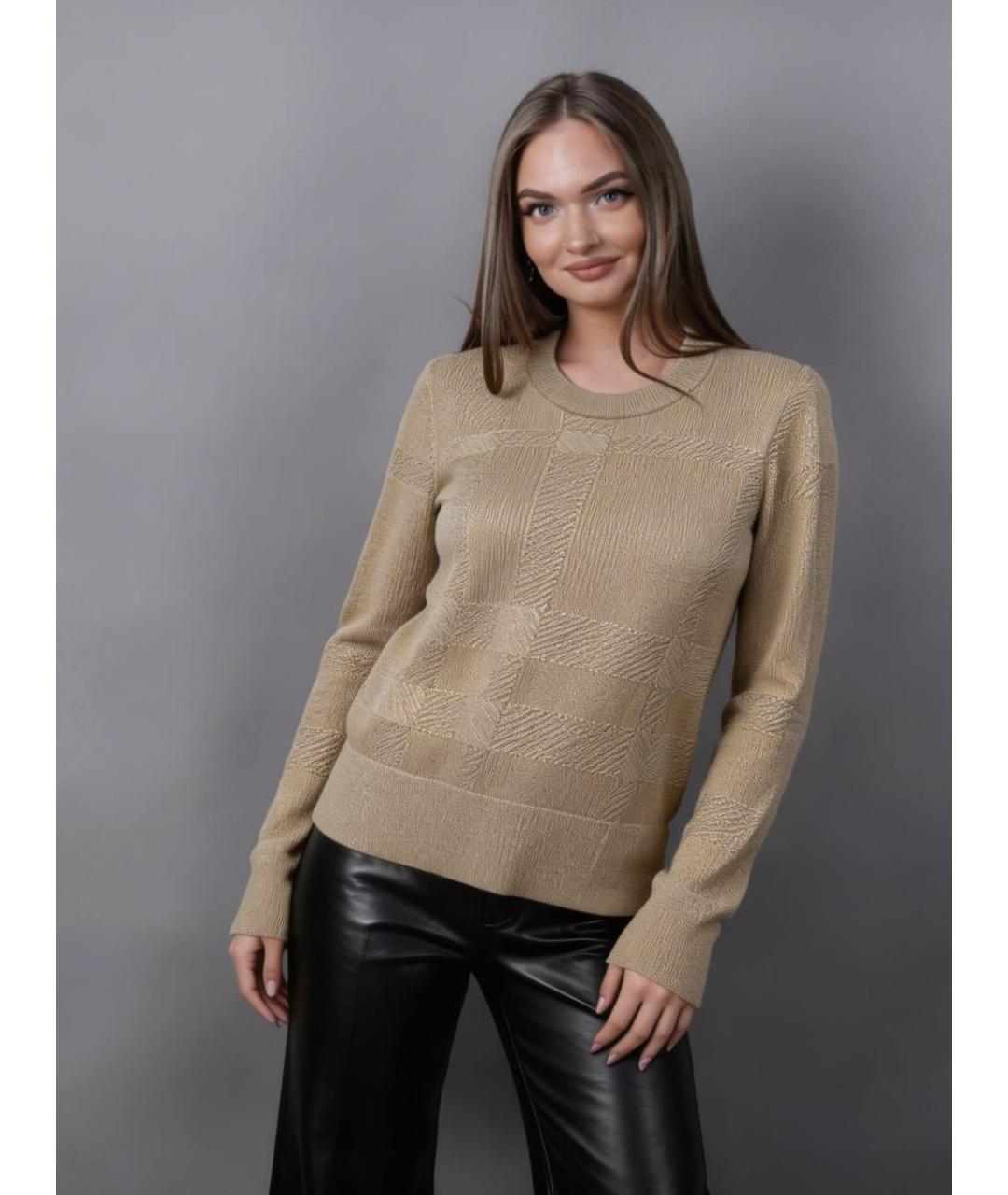BURBERRY Бежевый джемпер / свитер, фото 7