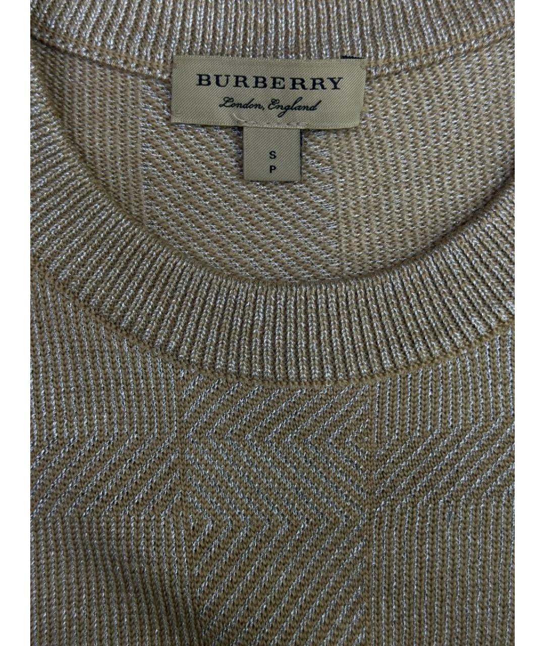 BURBERRY Бежевый джемпер / свитер, фото 3
