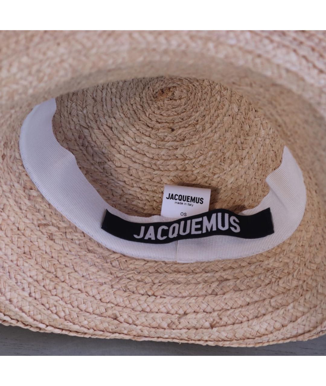 JACQUEMUS Бежевая шляпа, фото 5