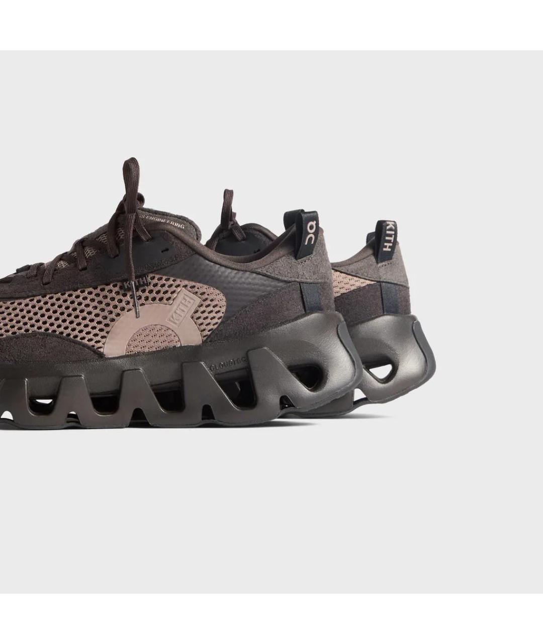 ON Коричневые текстильные кроссовки, фото 6