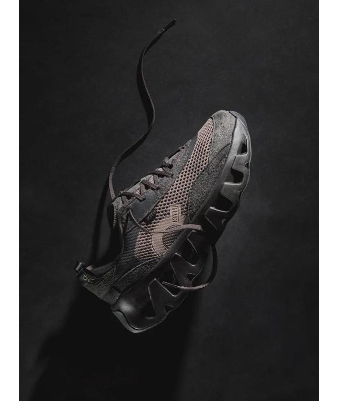 ON Коричневые текстильные кроссовки, фото 5