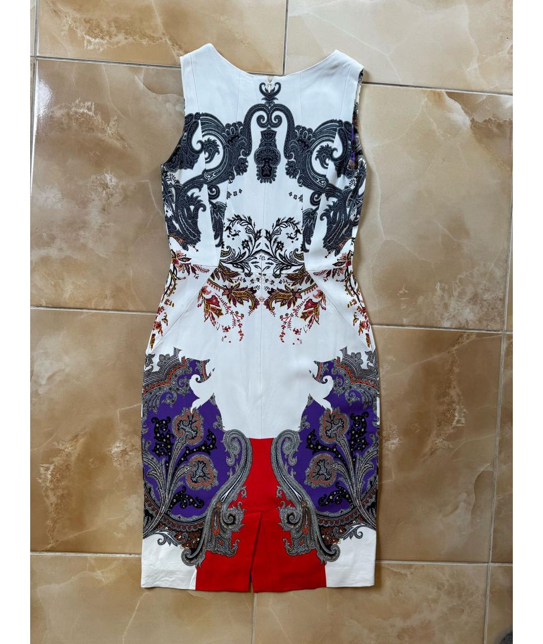 ETRO Мульти вискозное коктейльное платье, фото 2