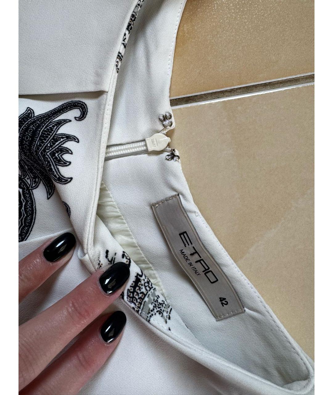 ETRO Мульти вискозное коктейльное платье, фото 3