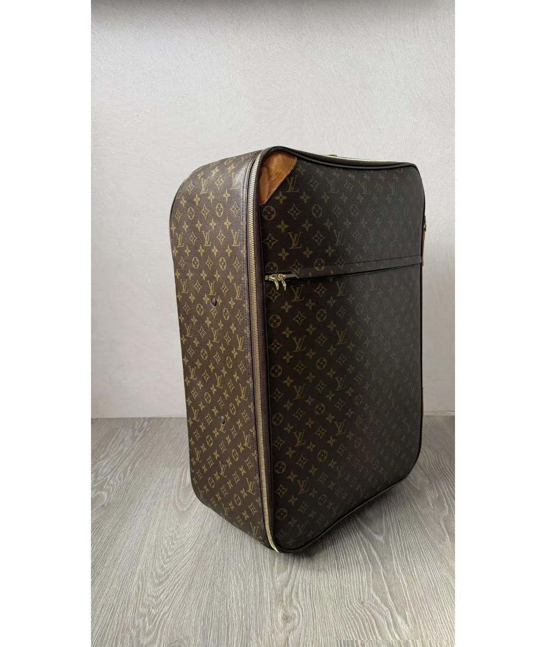 LOUIS VUITTON Коричневый чемодан, фото 2